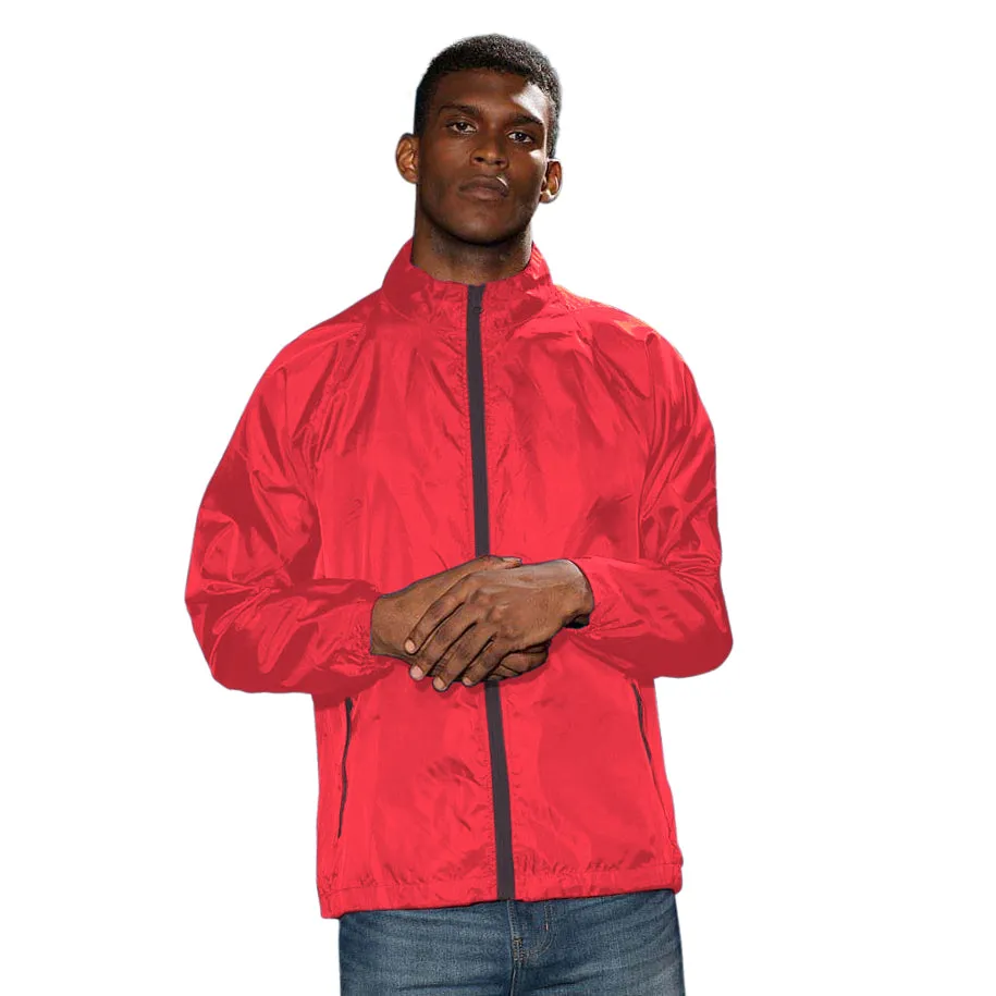 2786 Mens Contrast Lightweight Windcheater Shower Proof Jacket