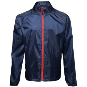 2786 Mens Contrast Lightweight Windcheater Shower Proof Jacket