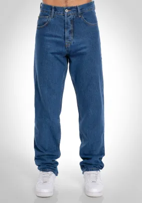 5 Pocket Blue Denim - Stone Washed