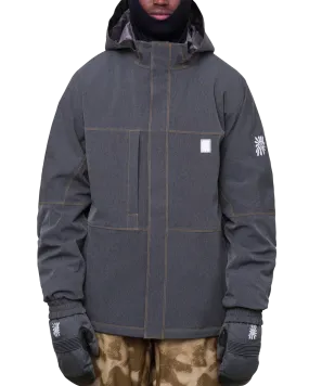 686 Men's Dojo Snow Jacket - Black Denim