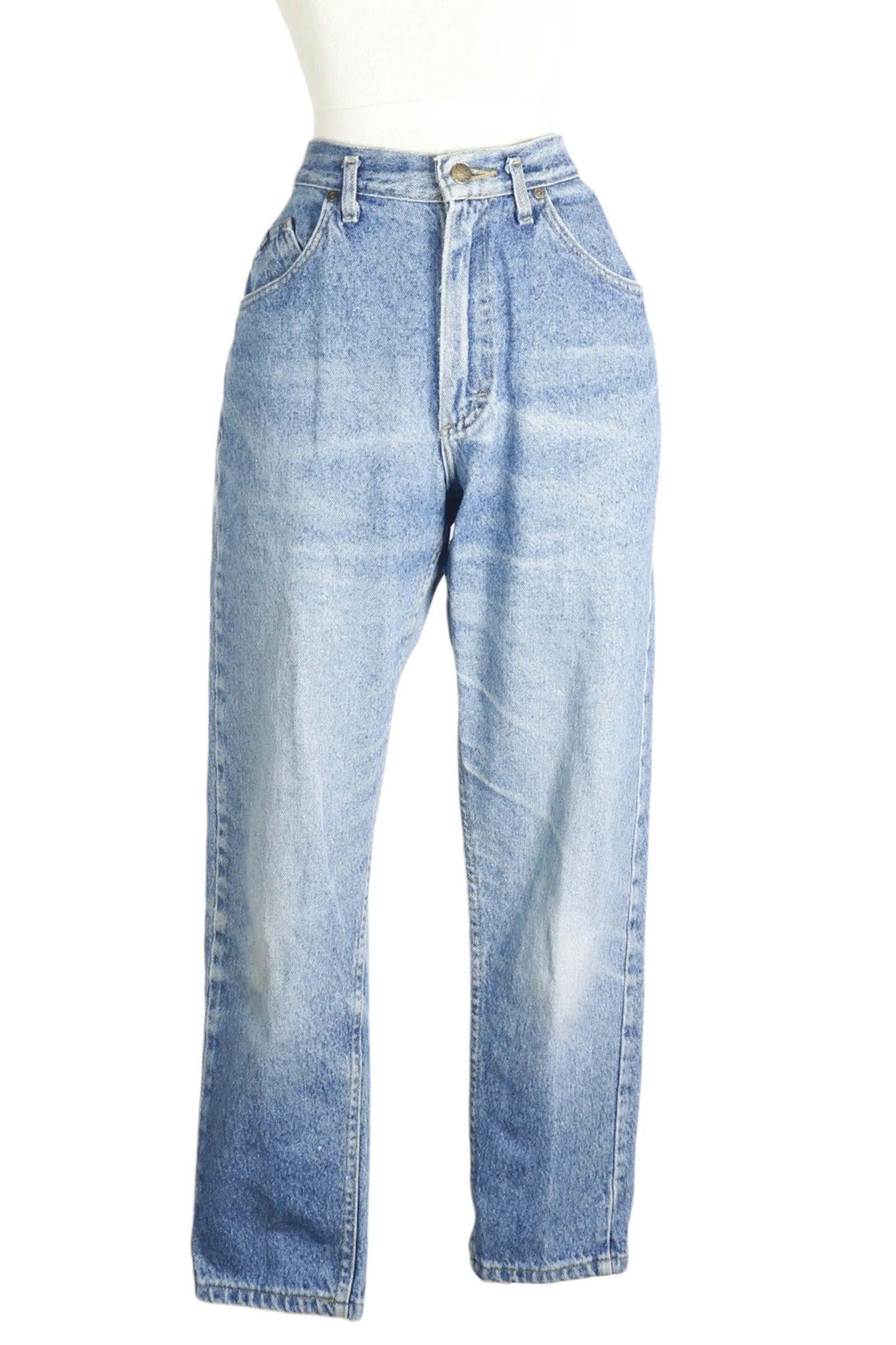 90s Lee Tapered Light Wash Jeans   w28