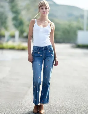 Absolutely Rosey Mid-Rise Jeans