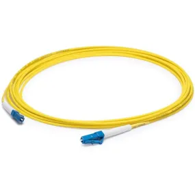 AddOn 15m LC (Male) to LC (Male) Yellow OS2 Simplex Fiber OFNR (Riser-Rated) Patch Cable ADD-LC-LC-15MS9SMF