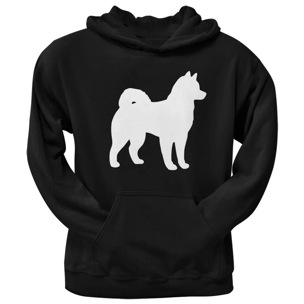 Alaskan Malamute Silhouette Black Adult Hoodie