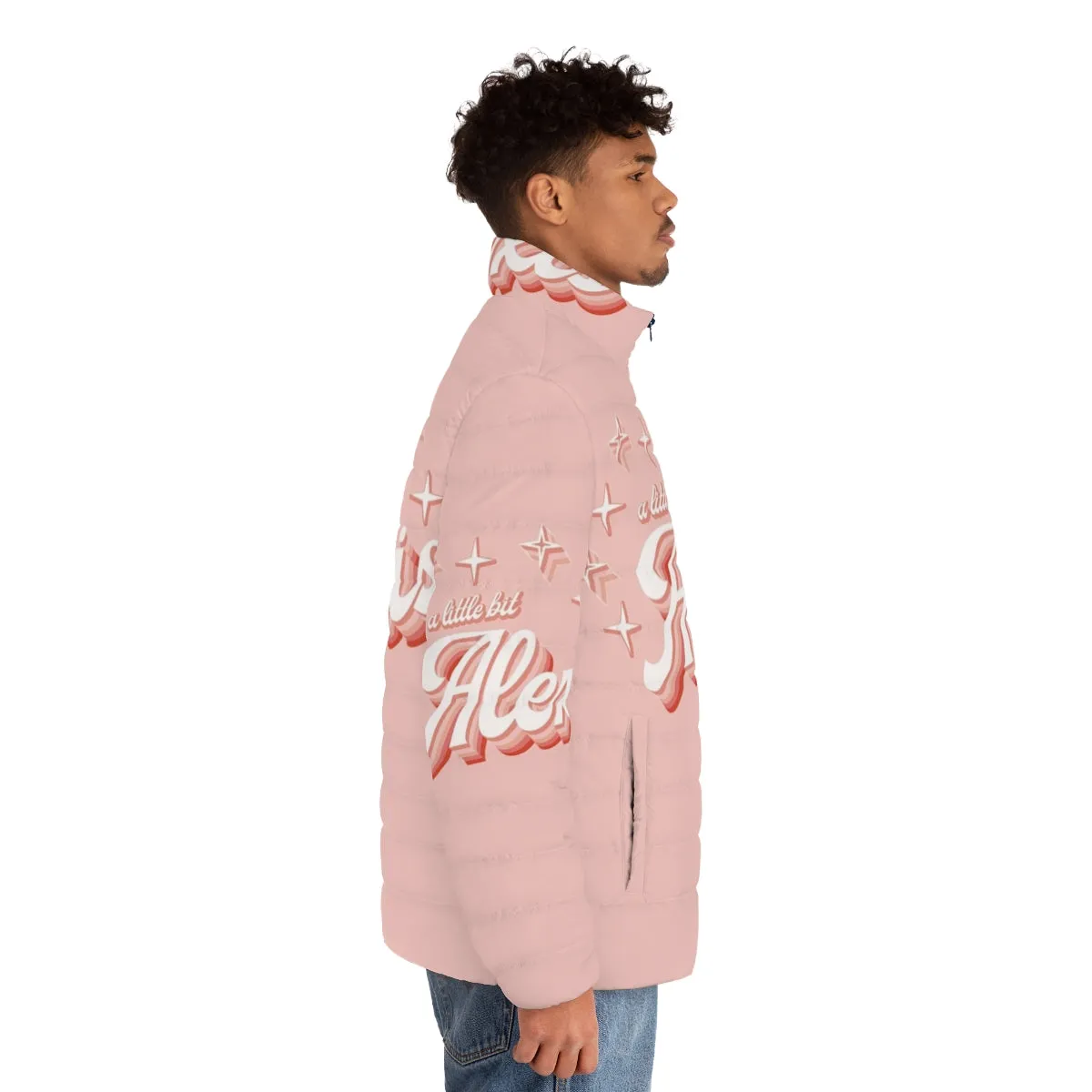 Alexis Rose Inspired Puffer Jacket - A Little Bit Alexis Hollywood Star Design