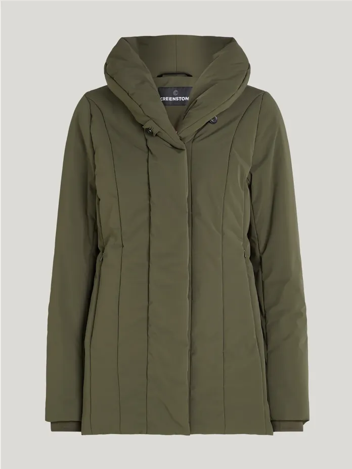 Alphina Dark Olive Lightweight Padded Jacket