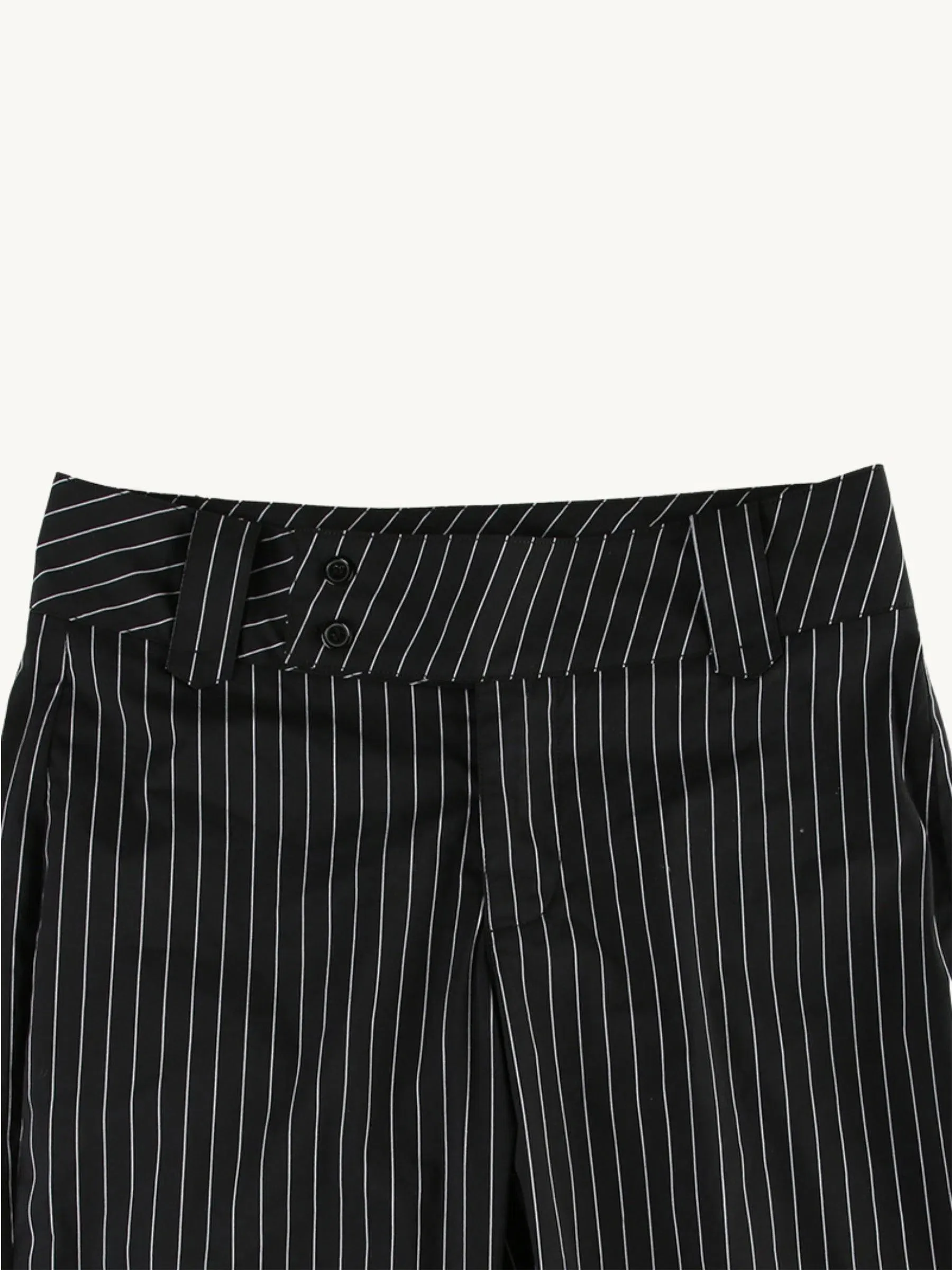 Amarilla – Pinstripe pattern – Flared trousers