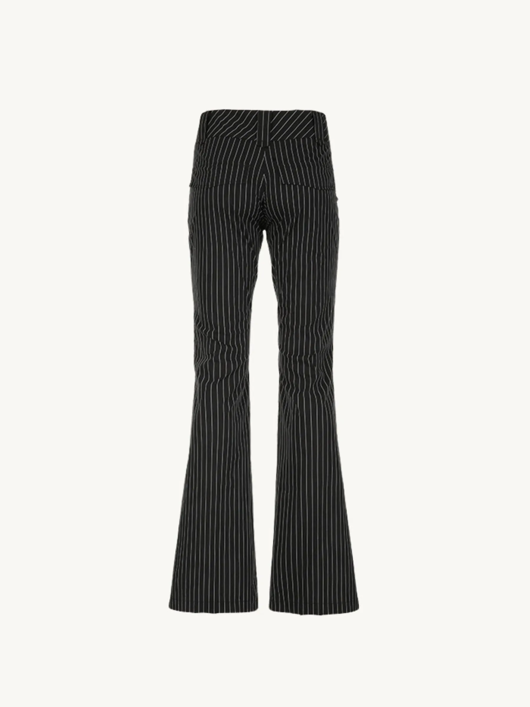 Amarilla – Pinstripe pattern – Flared trousers