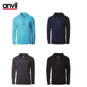 Anvil 987 Hooded Long Sleeve T-Shirt