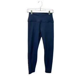 Athletic Leggings By Peloton In Blue, Size:M