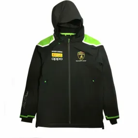 Automobili Lamborghini Squadra Corse Men's Team Lightweight Jacket Black