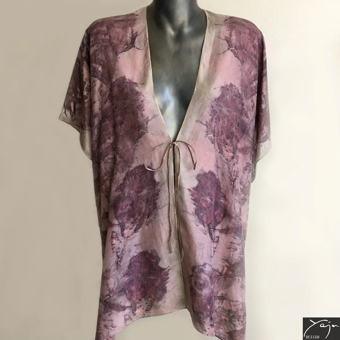 'Barefoot in wilderness' - Silk Jacket No.15