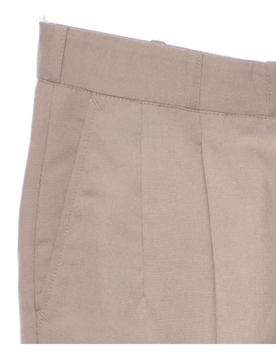 Beige Classic Trousers - W30 L34