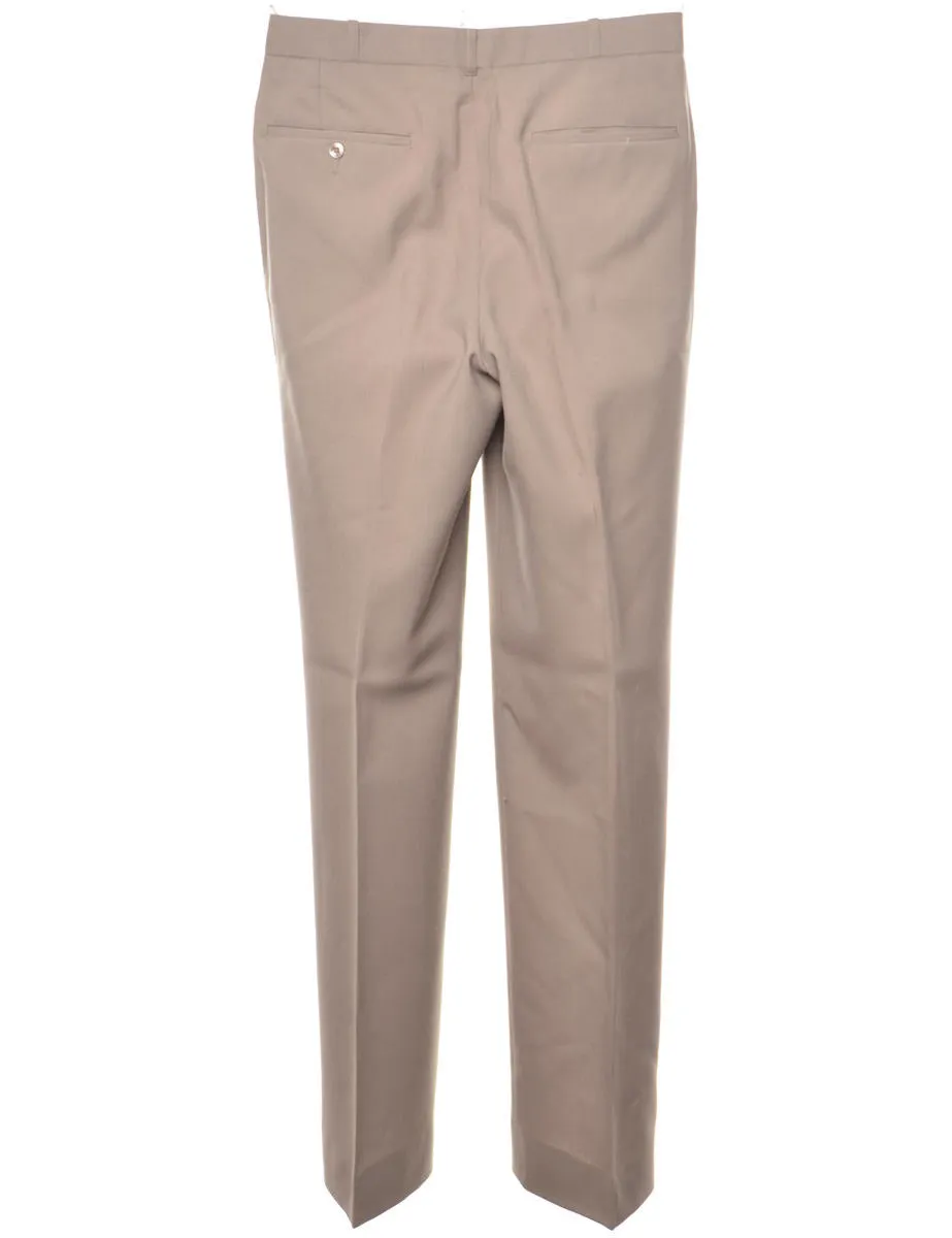 Beige Classic Trousers - W30 L34