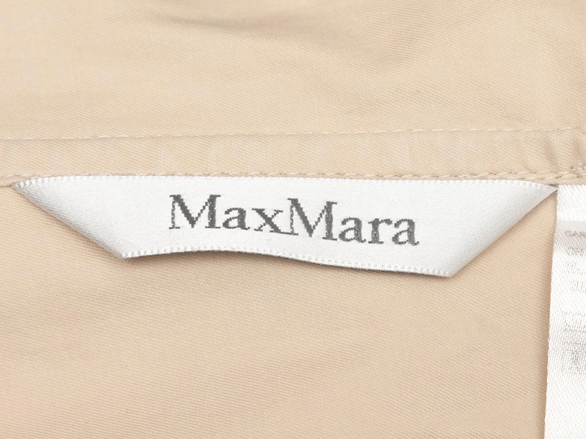 Beige Max Mara Cargo Jacket Size IT 38