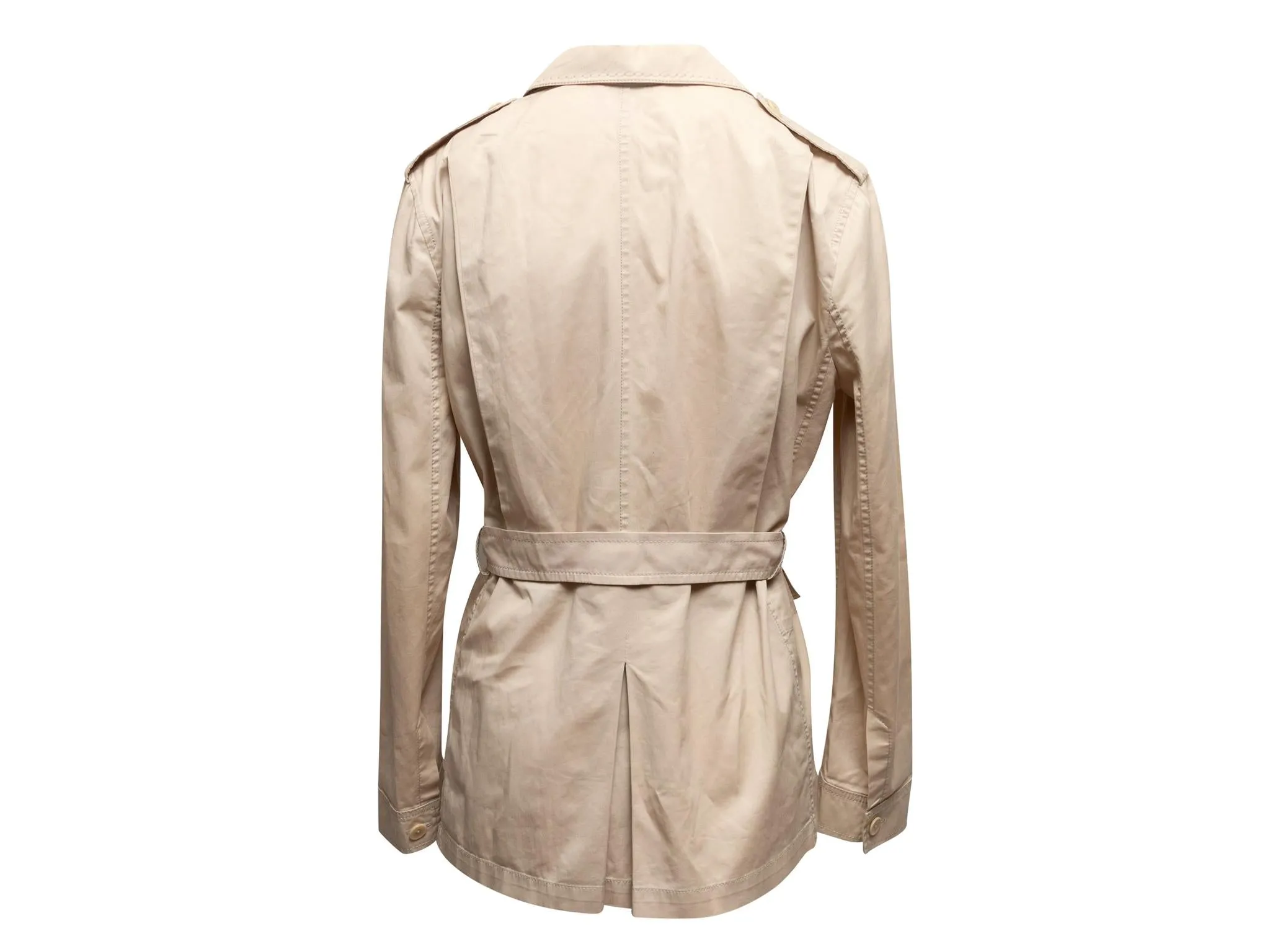 Beige Max Mara Cargo Jacket Size IT 38