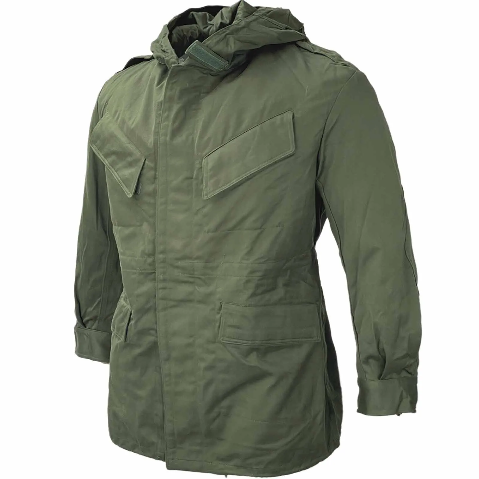 Belgian Army M64 Olive Field Jacket - Waterproof Membrane