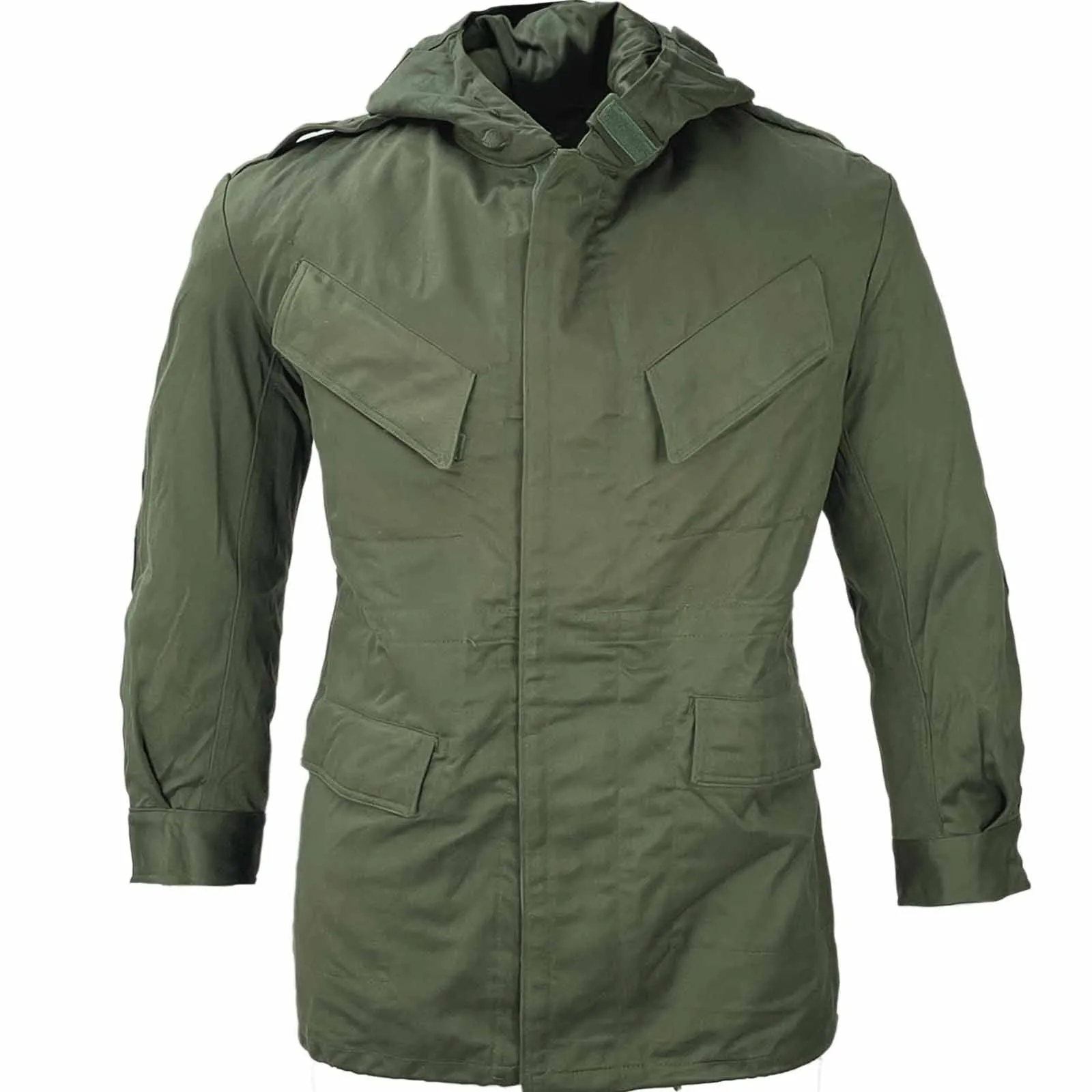 Belgian Army M64 Olive Field Jacket - Waterproof Membrane