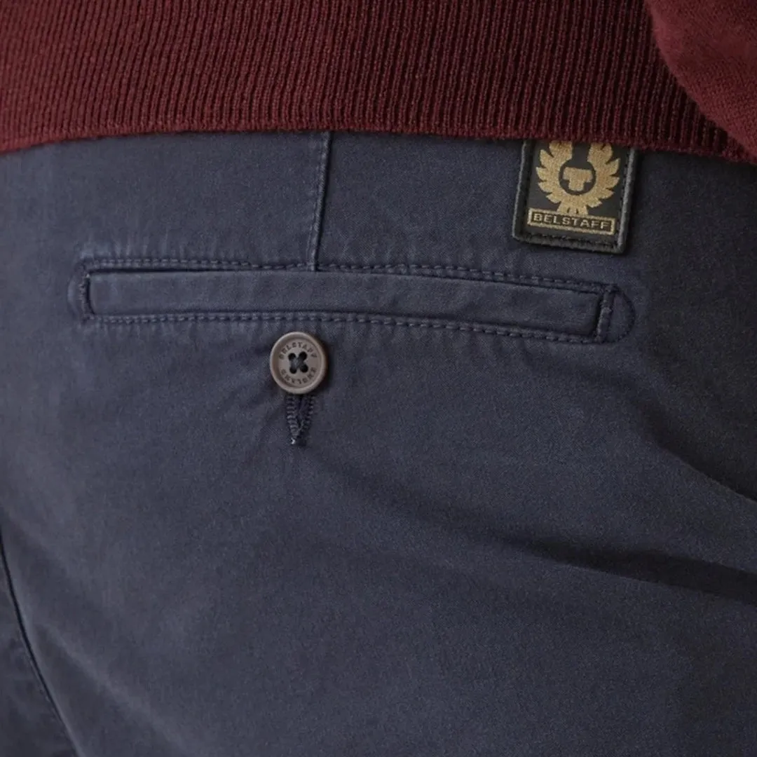 Belstaff Officer Chinos Dark Navy Trousers