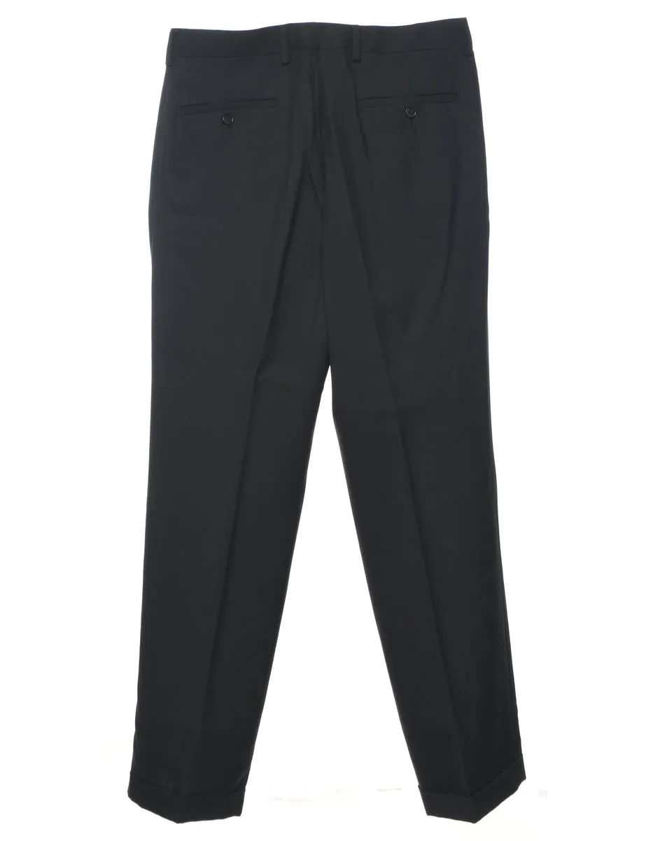 Black Classic Trousers - W36 L32