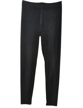 Black Velvet Trousers - W30 L29