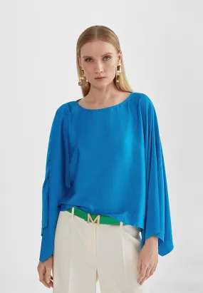 Blouse-style cape