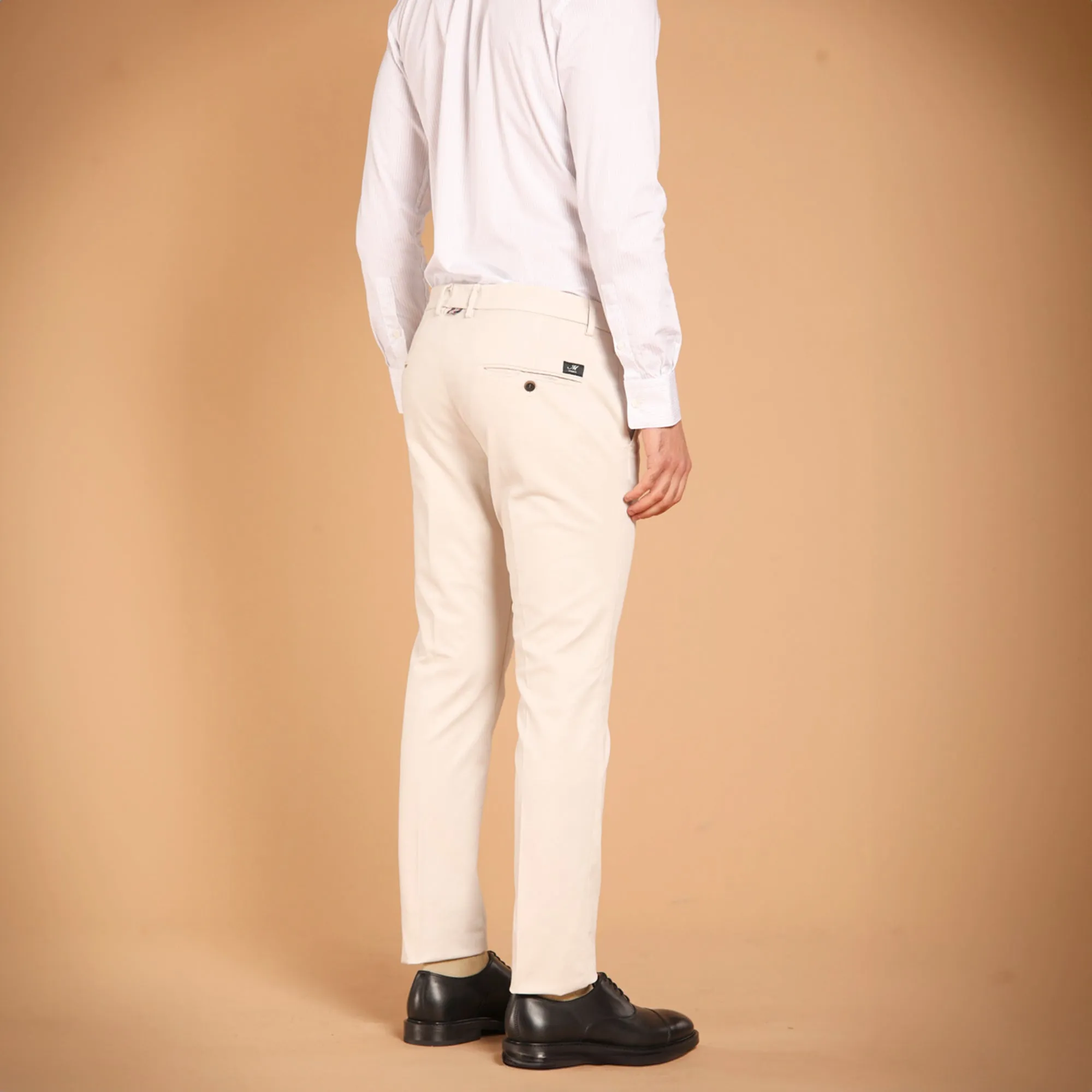 Bone Twill Stretch Slim Fit Chino - Mason's