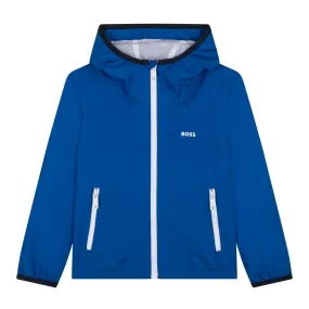 BOSS Blue Lightweight Logo Jacket