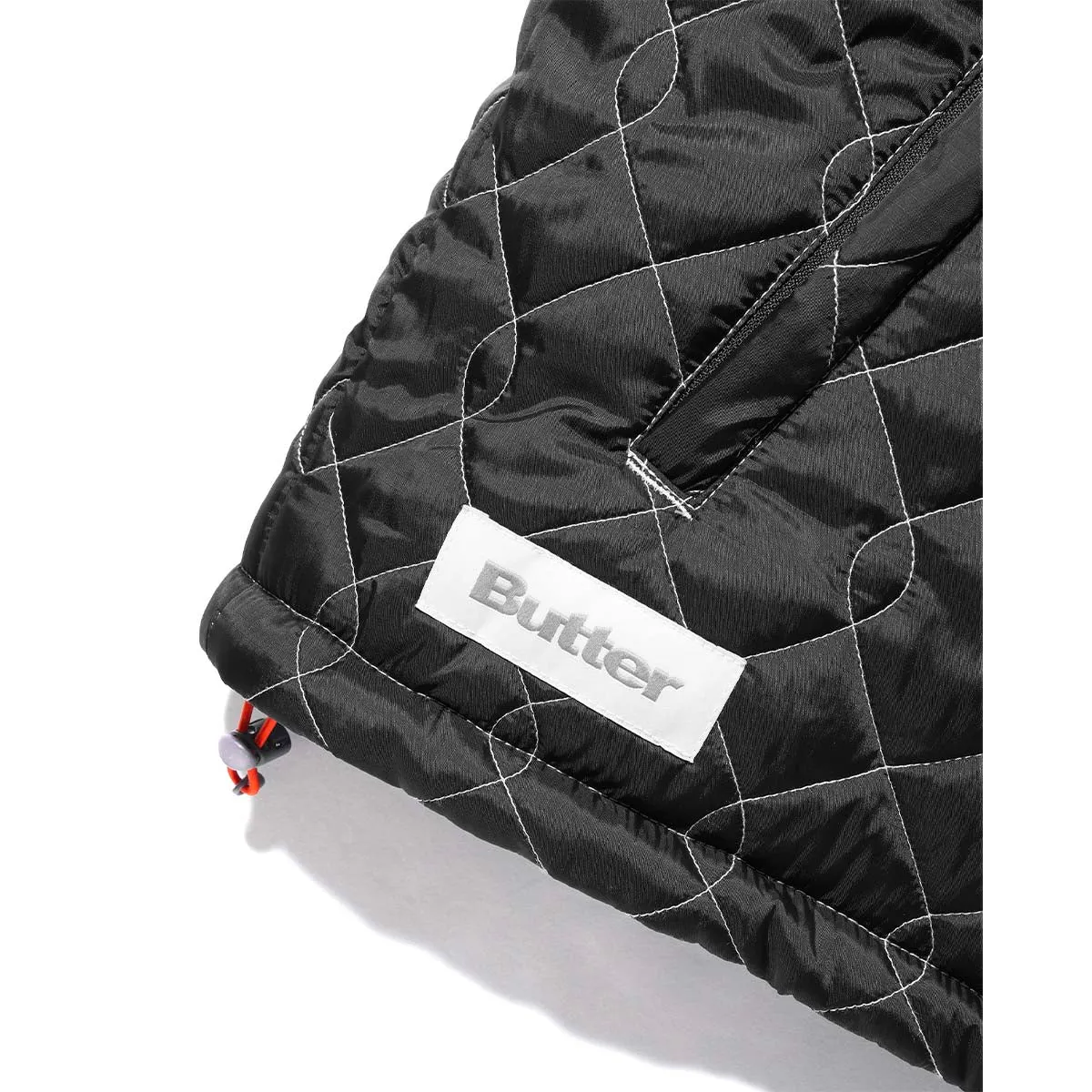 Butter Goods - Chainlink Reversible Puffer Jacket Black/Slate