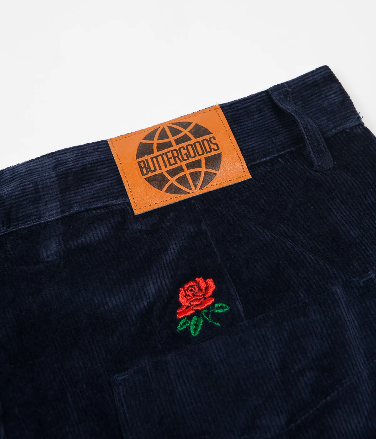 Butter Goods Rose Corduroy Trousers - Navy