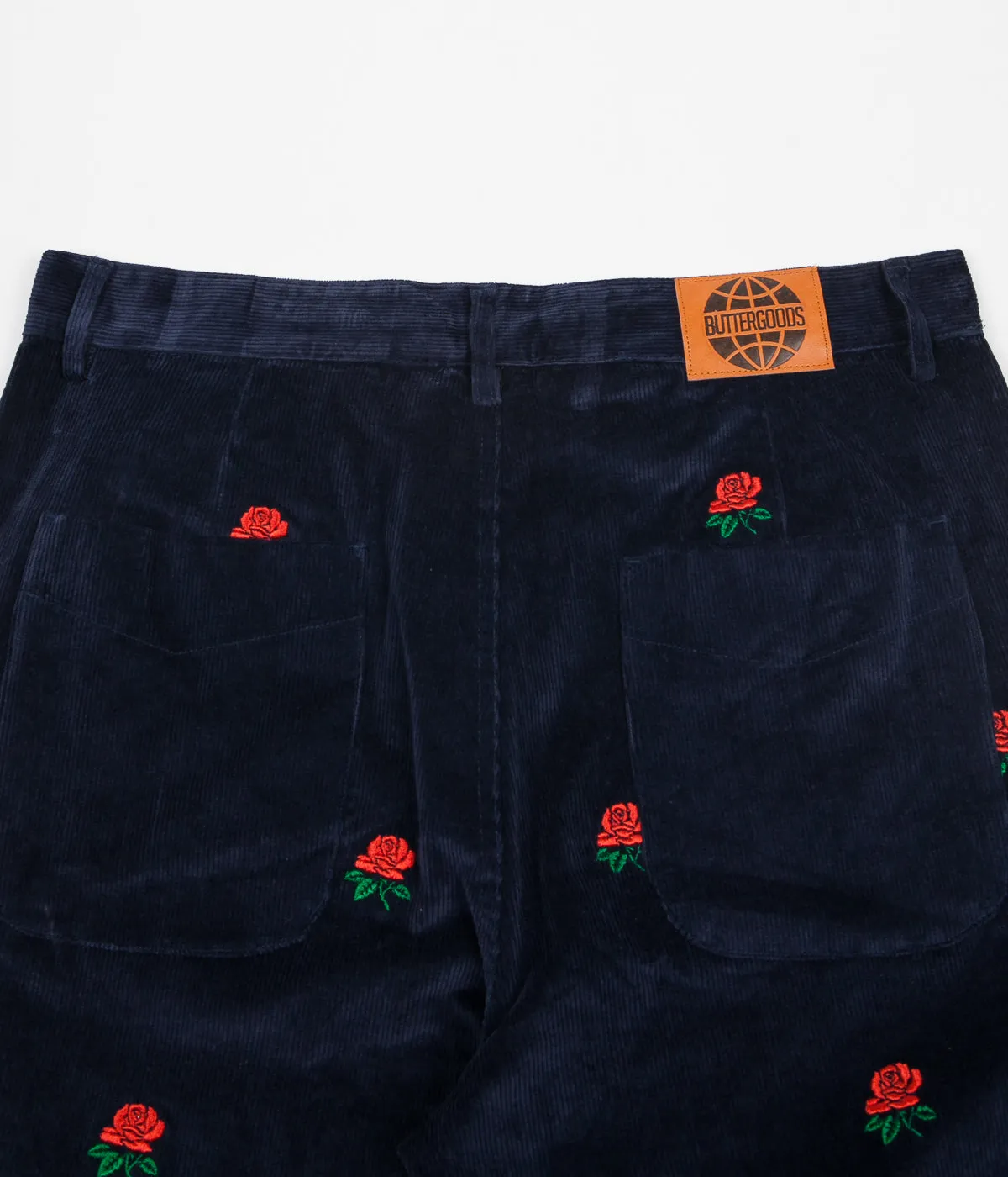 Butter Goods Rose Corduroy Trousers - Navy