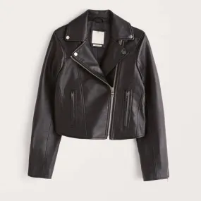 Buy Best style Fashion Women Biker Leather Jacket For sale