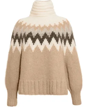 Camel Magnea Turtleneck Sweater