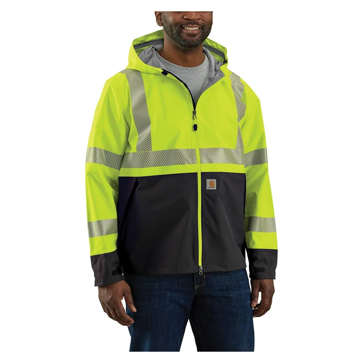 Carhartt ANSI Class 3 High-Visibility Storm Defender Loose Fit Lightweight Jacket