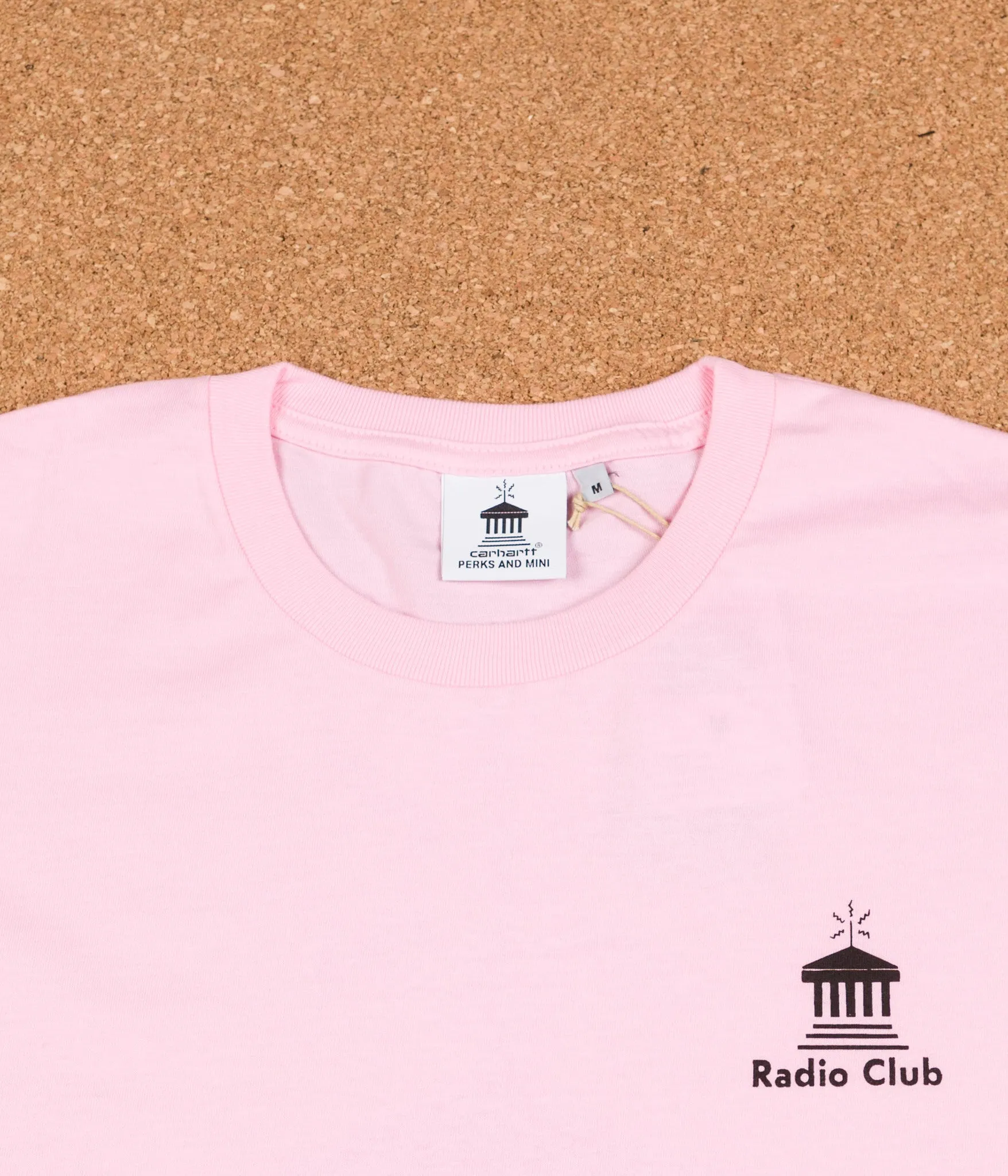 Carhartt x PAM Radio Club Athens Long Sleeve T-Shirt - Vegas Pink