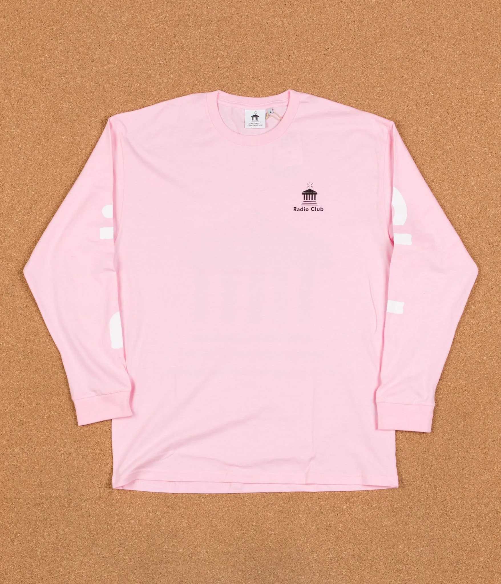 Carhartt x PAM Radio Club Athens Long Sleeve T-Shirt - Vegas Pink