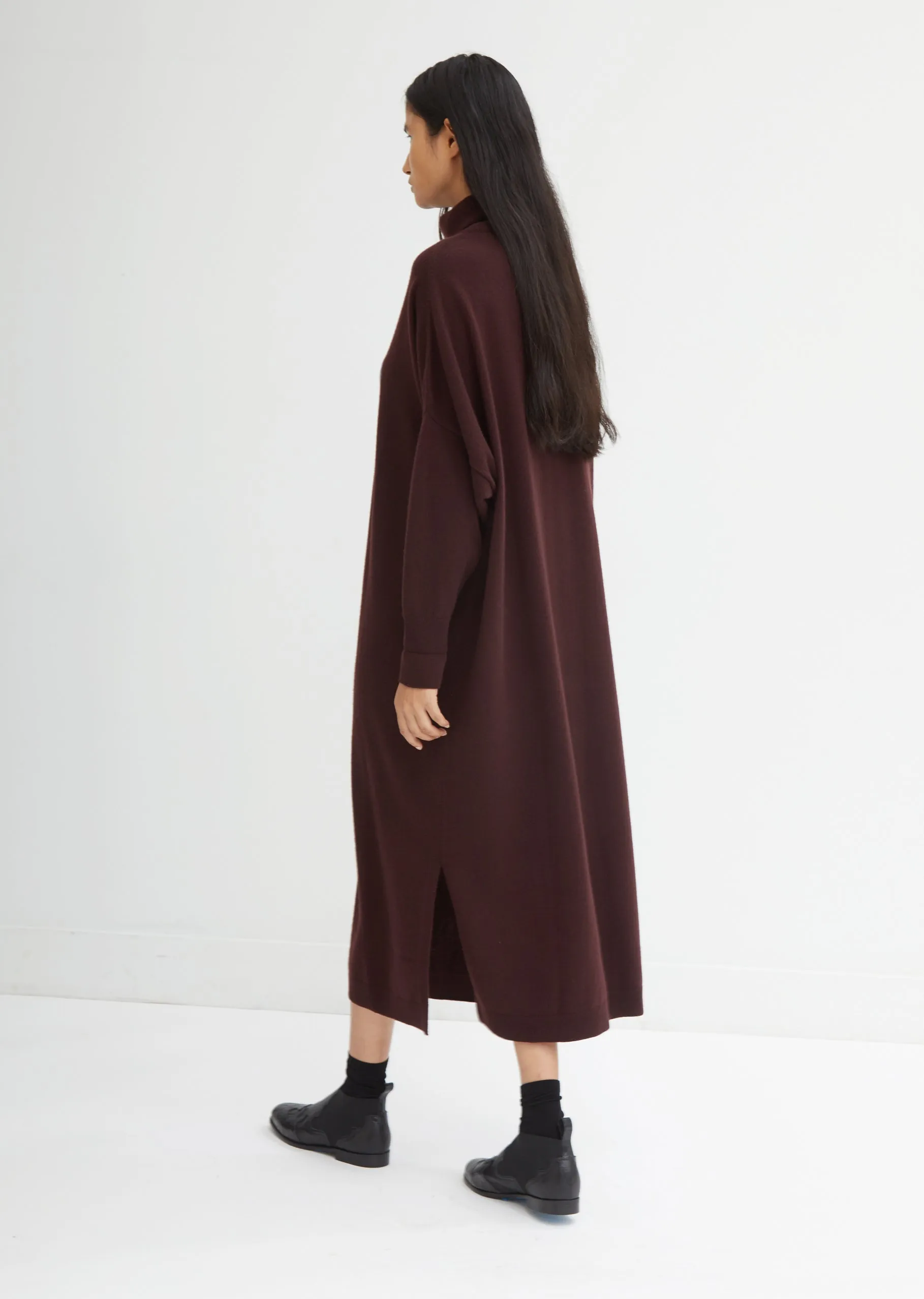 Cashmere Turtleneck Dress