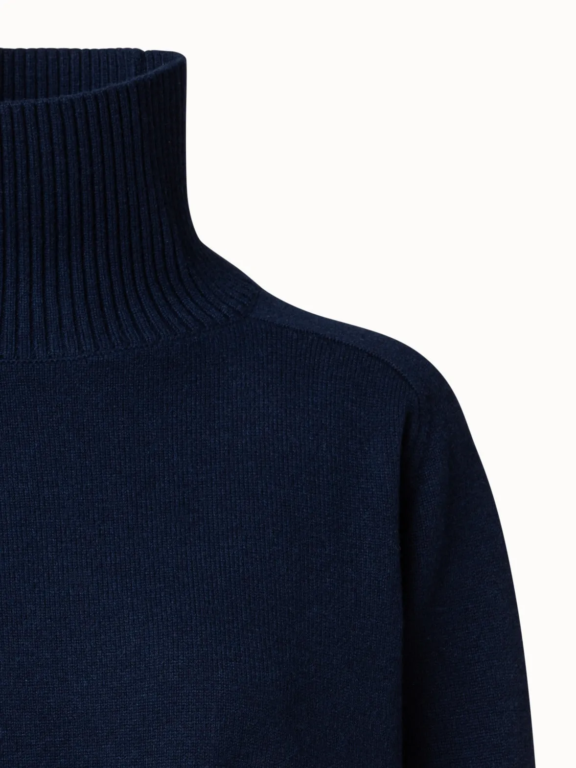 Cashwool Turtleneck Pullover