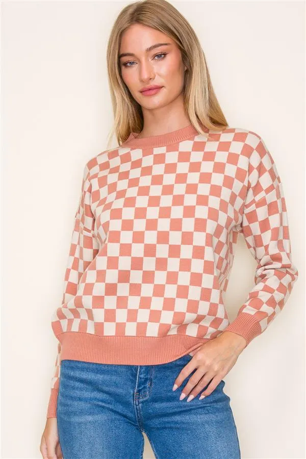 Chase Checkered Sweater