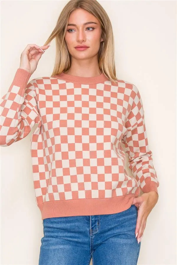 Chase Checkered Sweater