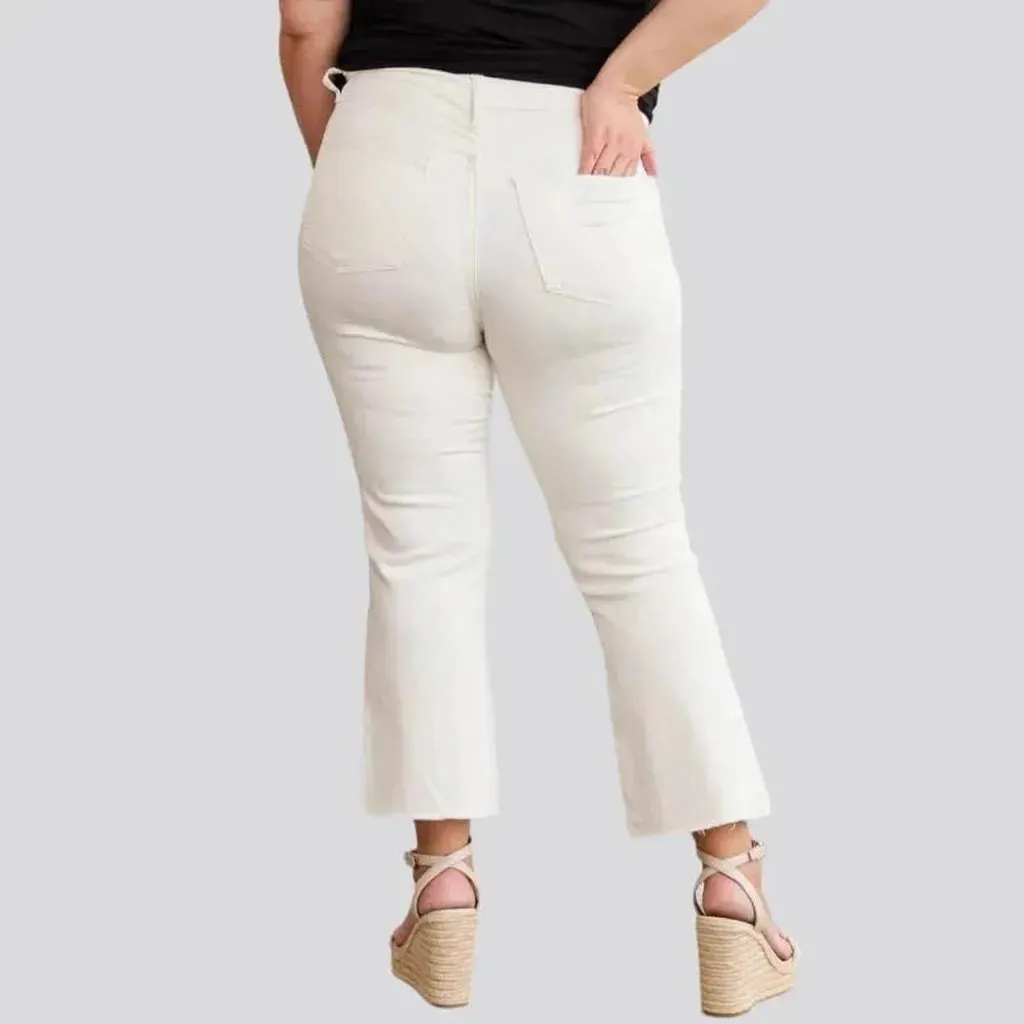 Color women's sand jeans