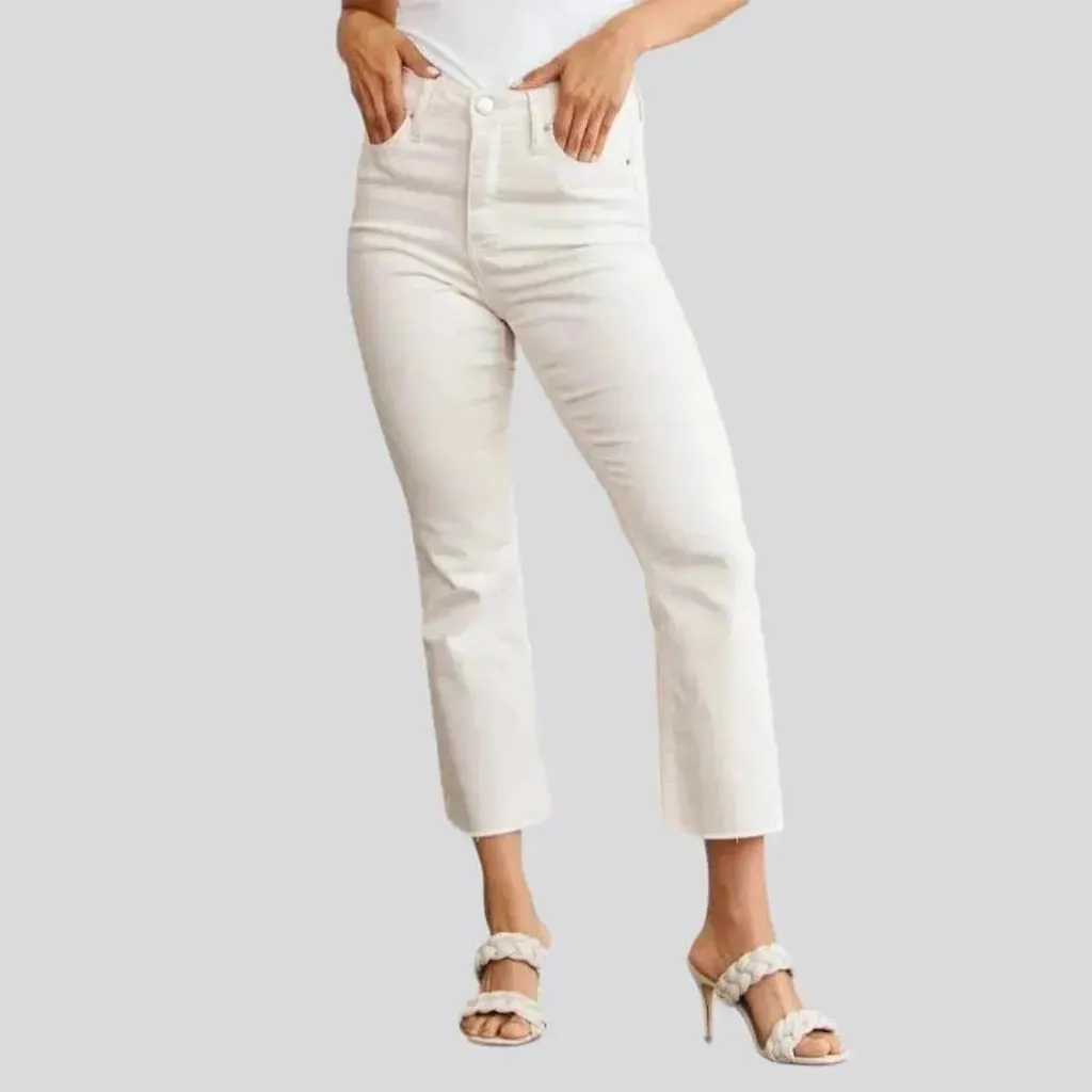 Color women's sand jeans