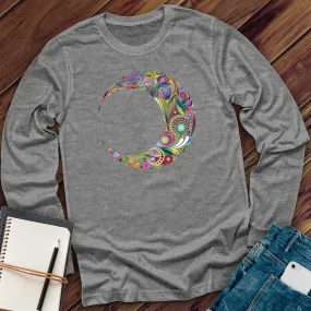 Colorful Moon Mandala Long Sleeve