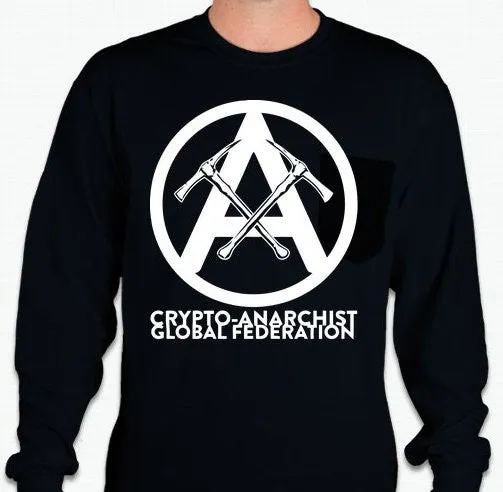 Crypto-Anarchist Global Federation Long Sleeve T-shirt