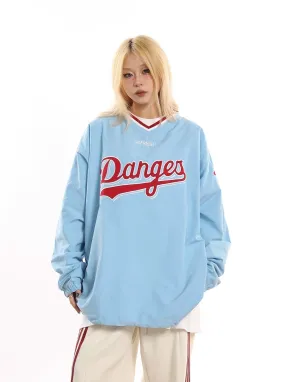 Danges Baseball Pullover Sweatshirt