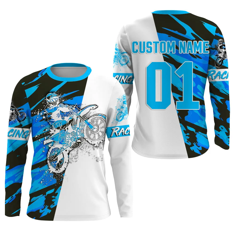 Dirtbike Racing Jersey Personalized Multi Color Camo Motocross Off-road MX Riding Jersey