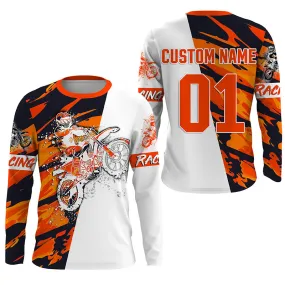 Dirtbike Racing Jersey Personalized Multi Color Camo Motocross Off-road MX Riding Jersey