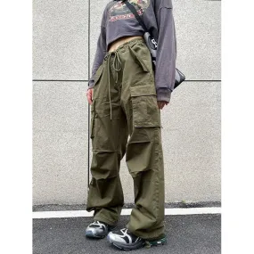 Drawstring Cargo Pants