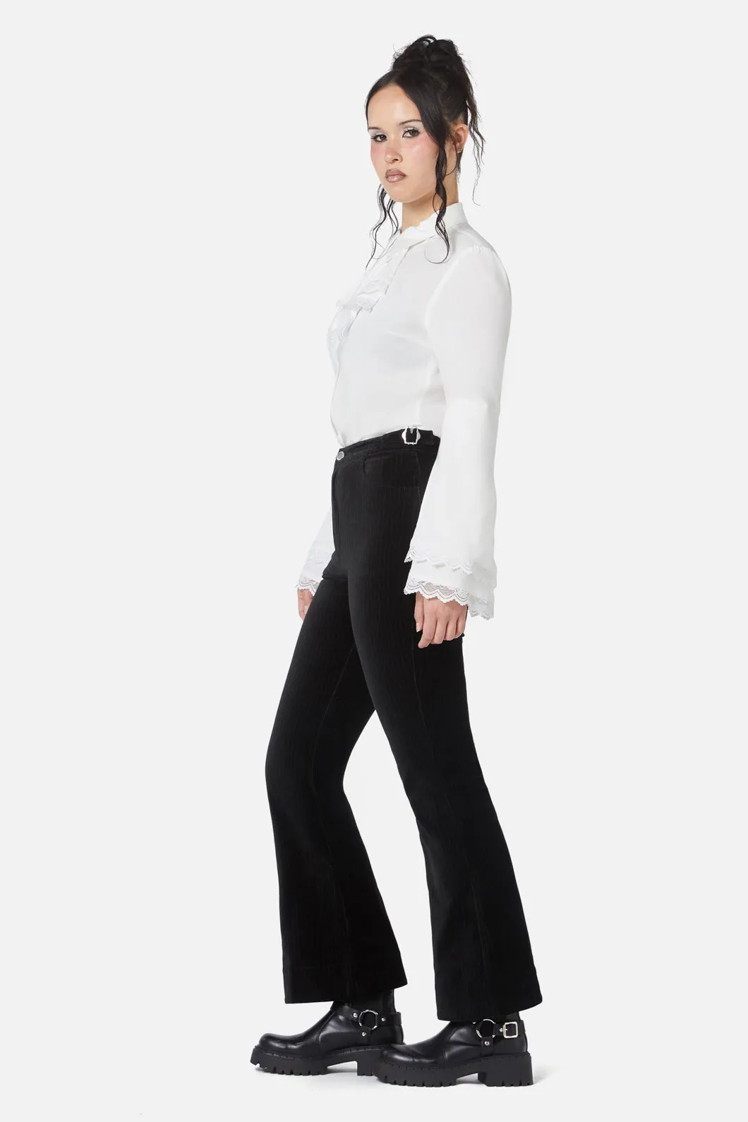 Elegy Velvet Wide Leg Pants