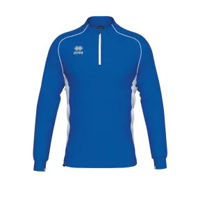 ERREA DYNAMIC 1/4 ZIP SWEATSHIRT BLUE WHITE